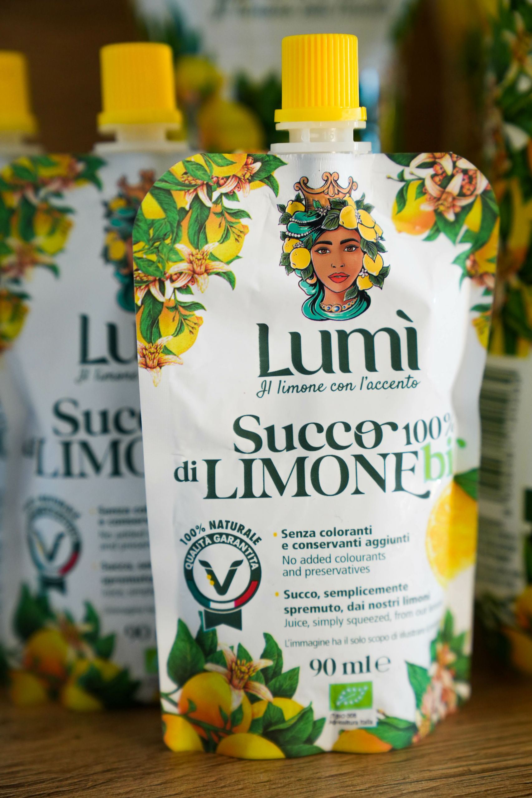 Succo di limone Lumì BIO 100% naturale Pouch da 90ml - immagine 6