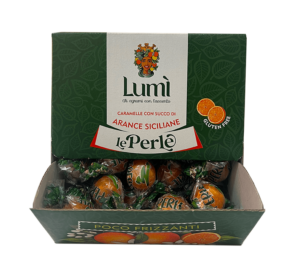 Caramelle Perle di Lumì bocca di lupo 600gr - Gusto Arancia