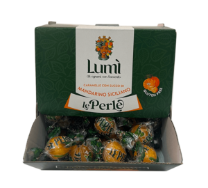 Caramelle Perle di Lumì bocca di lupo 600gr - Gusto Mandarino