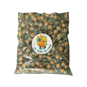 Caramelle Perle di Lumì sfuse in sacchetto da 2kg - Gusto Mandarino