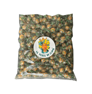 Caramelle Perle di Lumì sfuse in sacchetto da 2kg - Gusto Mandarino