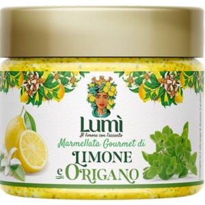 Marmellata gourmet Lumì di limone e origano - Vasetto da 120 gr