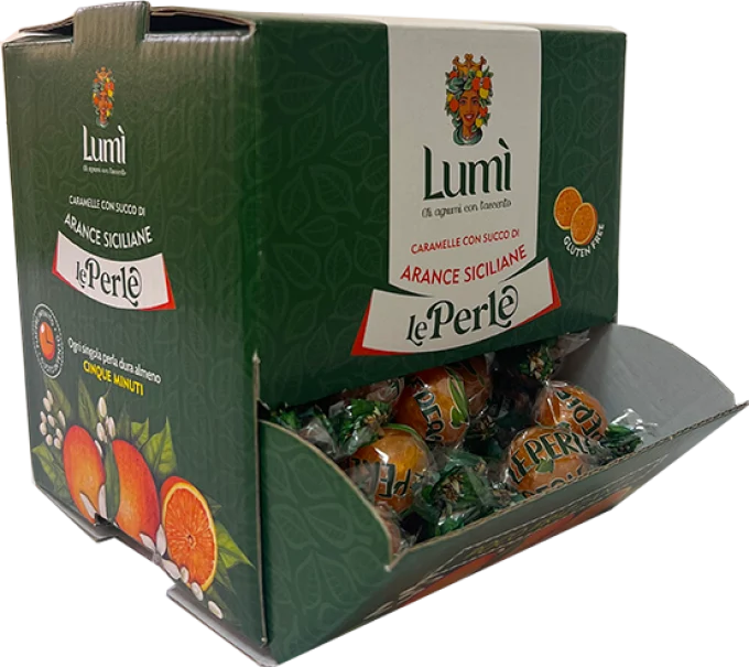 Caramelle Perle di Lumì bocca di lupo 600gr - Gusto Arancia - immagine 5