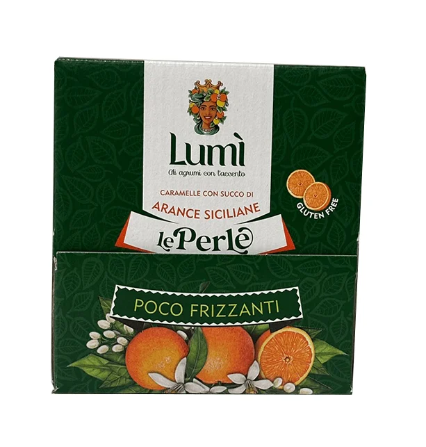 Caramelle Perle di Lumì bocca di lupo 600gr - Gusto Arancia - immagine 4