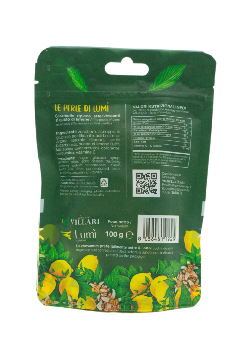 perle di lumi limone