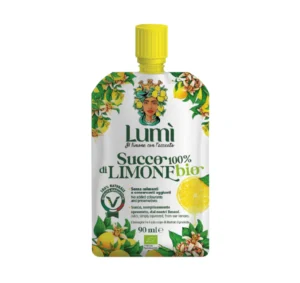 succo di limone lumi bio 100 naturale in pouch da 90 ml